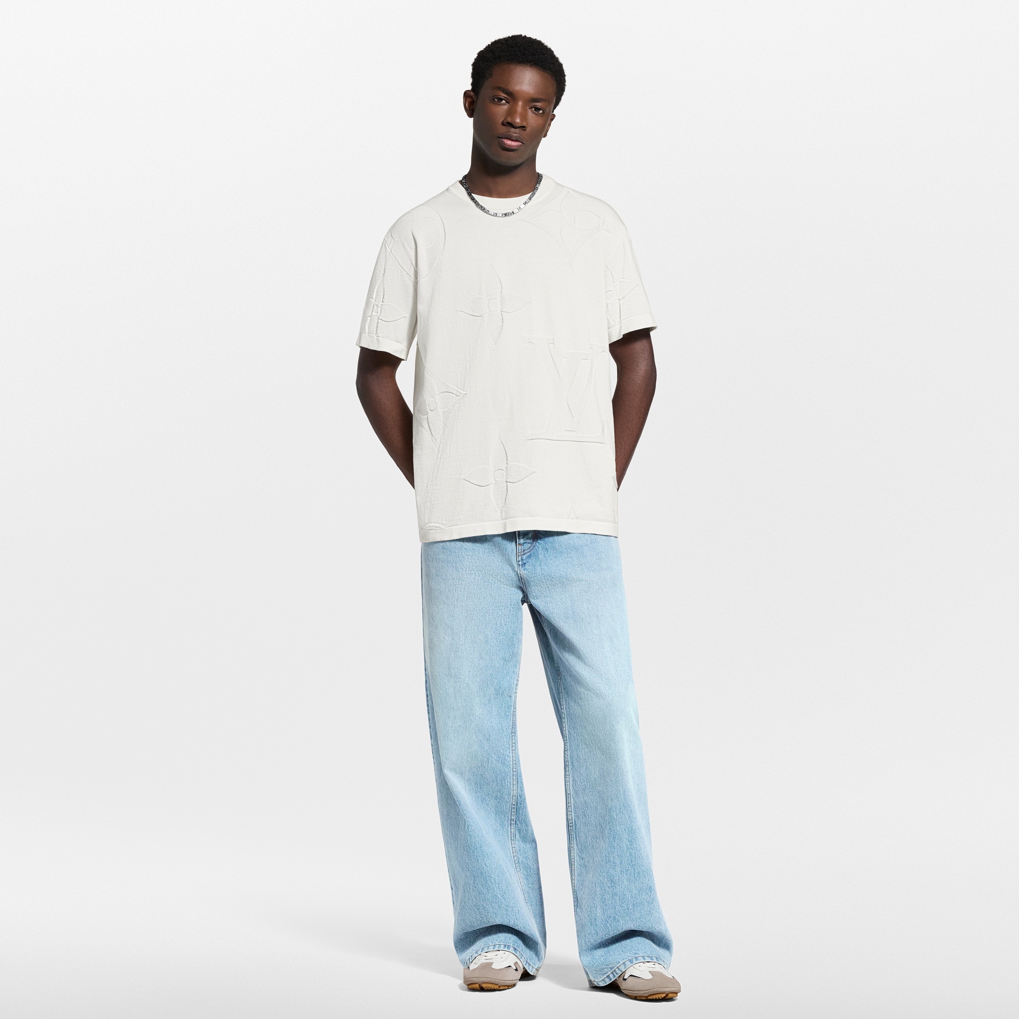 Louis Vuitton ショートスリーブコットンクルーネック モノグラム ショートスリーブ コットンクルーネック ｜ルイ・ヴィトン